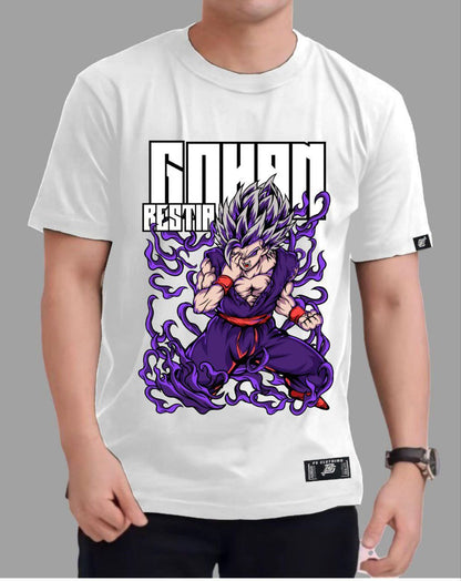 DRAGON BALL Z "GOHAN" ROUND NECK REGULAR FIT ANIME PREMIUM DESIGN