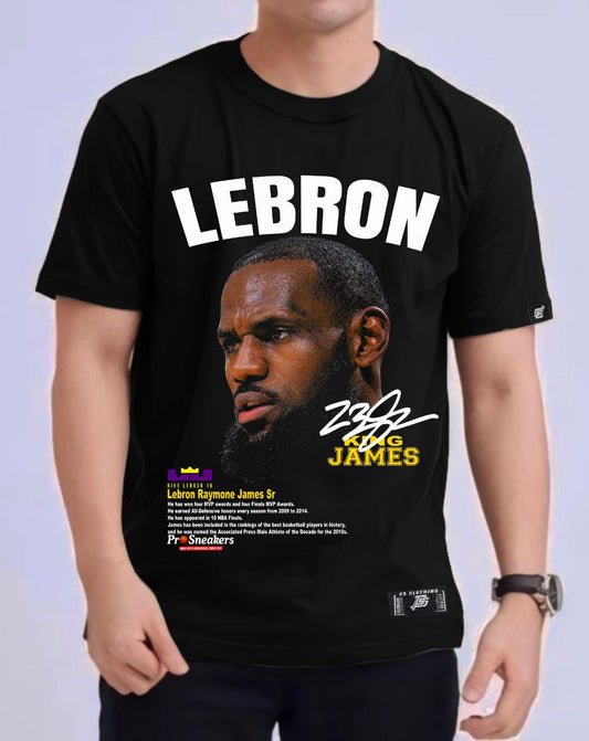 NBA HEADS "LEBRON JAMES" ROUND NECK REGULAR FIT PREMIUM DESIGN