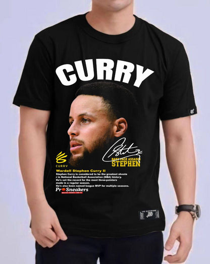 NBA HEADS "STEPHEN CURRY" ROUND NECK REGULAR FIT PREMIUM DESIGN