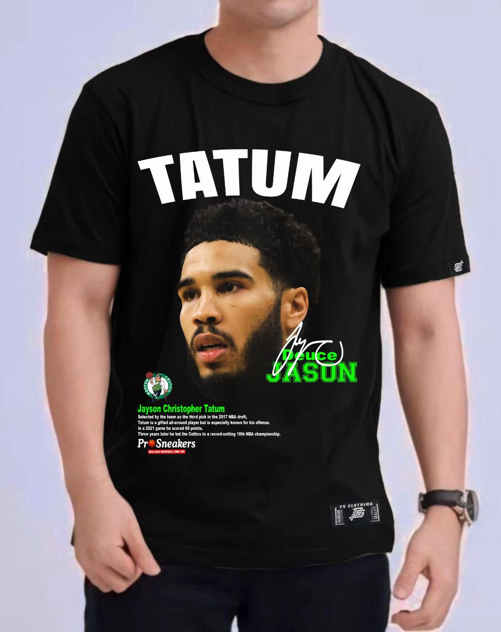 NBA HEADS JASON TATUM ROUND NECK REGULAR FIT PREMIUM DESIGN