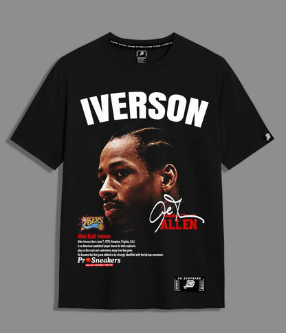 NBA HEADS "ALLEN IVERSON" ROUND NECK REGULAR FIT PREMIUM DESIGN