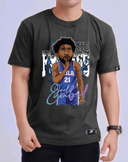 NBA ANIME "JOEL EMBID" ROUND NECK REGULAR FIT PREMIUM DESIGN