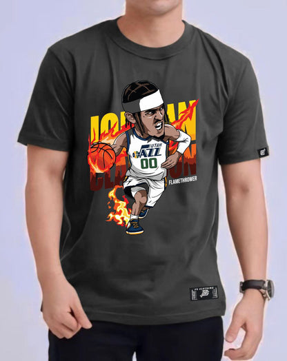 NBA ANIME "JORDAN CLARKSON" ROUND NECK REGULAR FIT PREMIUM DESIGN