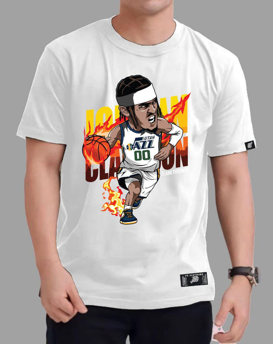 NBA ANIME "JORDAN CLARKSON" ROUND NECK REGULAR FIT PREMIUM DESIGN