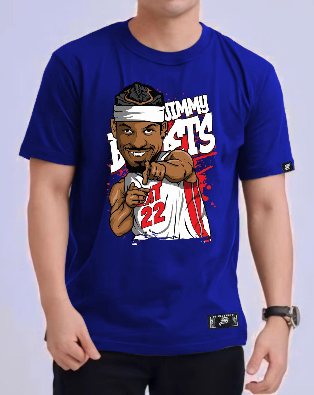 NBA ANIME "JIMMY BUTLER" ROUND NECK REGULAR FIT PREMIUM DESIGN