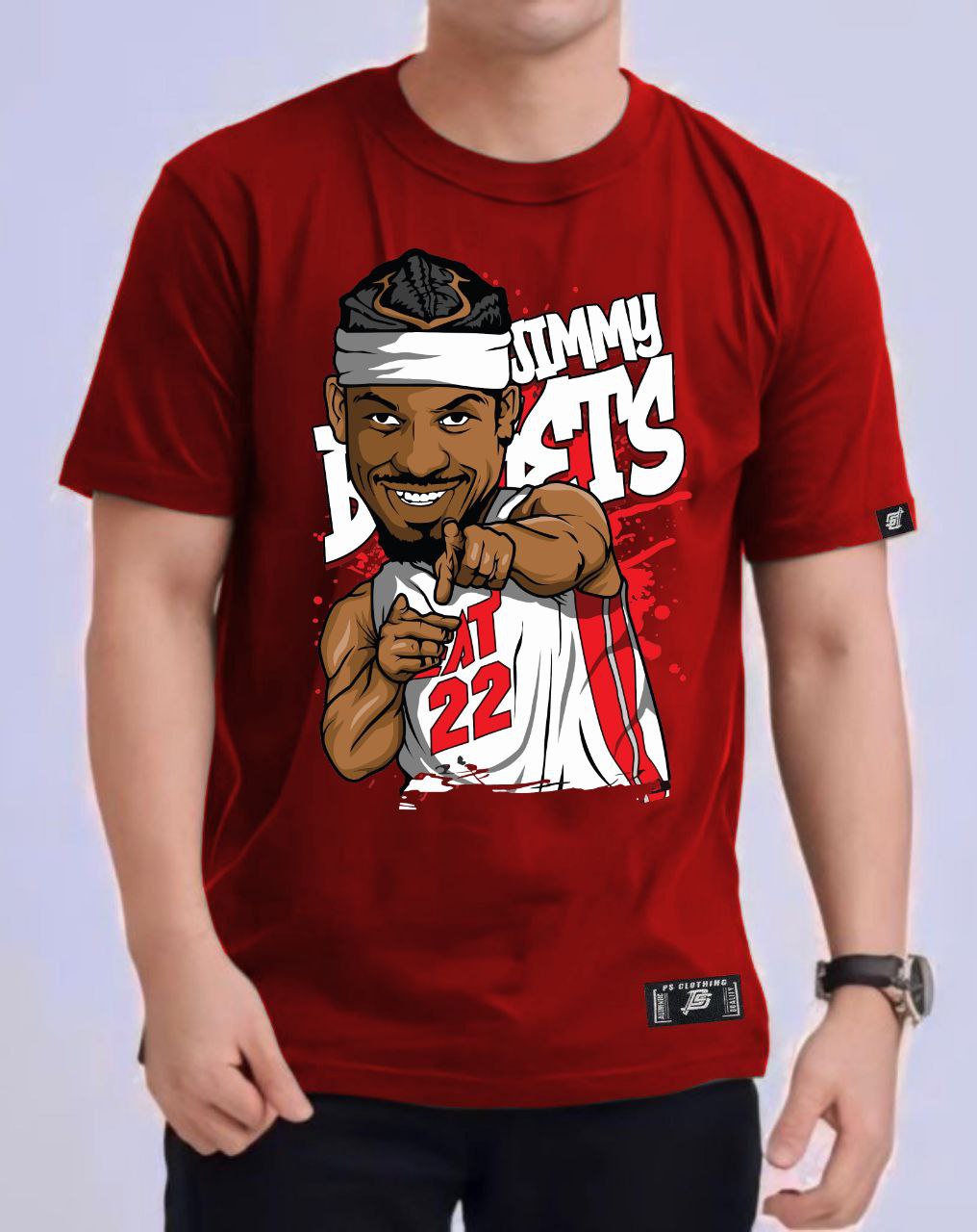 NBA ANIME "JIMMY BUTLER" ROUND NECK REGULAR FIT PREMIUM DESIGN