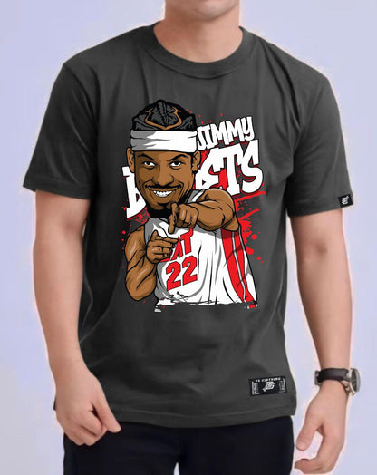 NBA ANIME "JIMMY BUTLER" ROUND NECK REGULAR FIT PREMIUM DESIGN