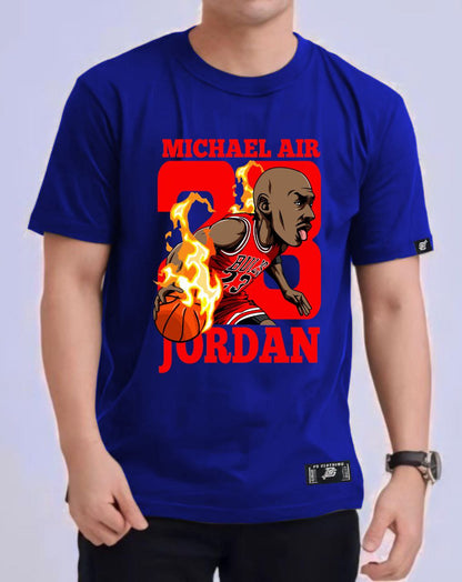 NBA ANIME MICHAEL JORDAN "23" ROUND NECK REGULAR FIT PREMIUM DESIGN