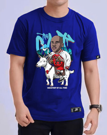 NBA ANIME "MICHAEL JORDAN THE GOAT" ROUND NECK REGULAR FIT PREMIUM DESIGN