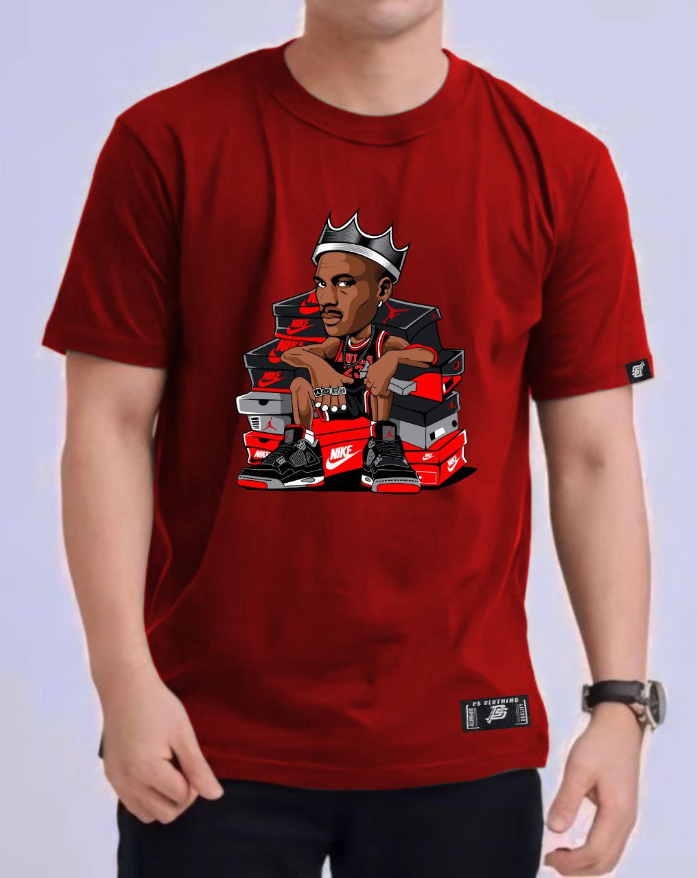 NBA ANIME "MICHAEL JORDAN" ROUND NECK REGULAR FIT PREMIUM DESIGN