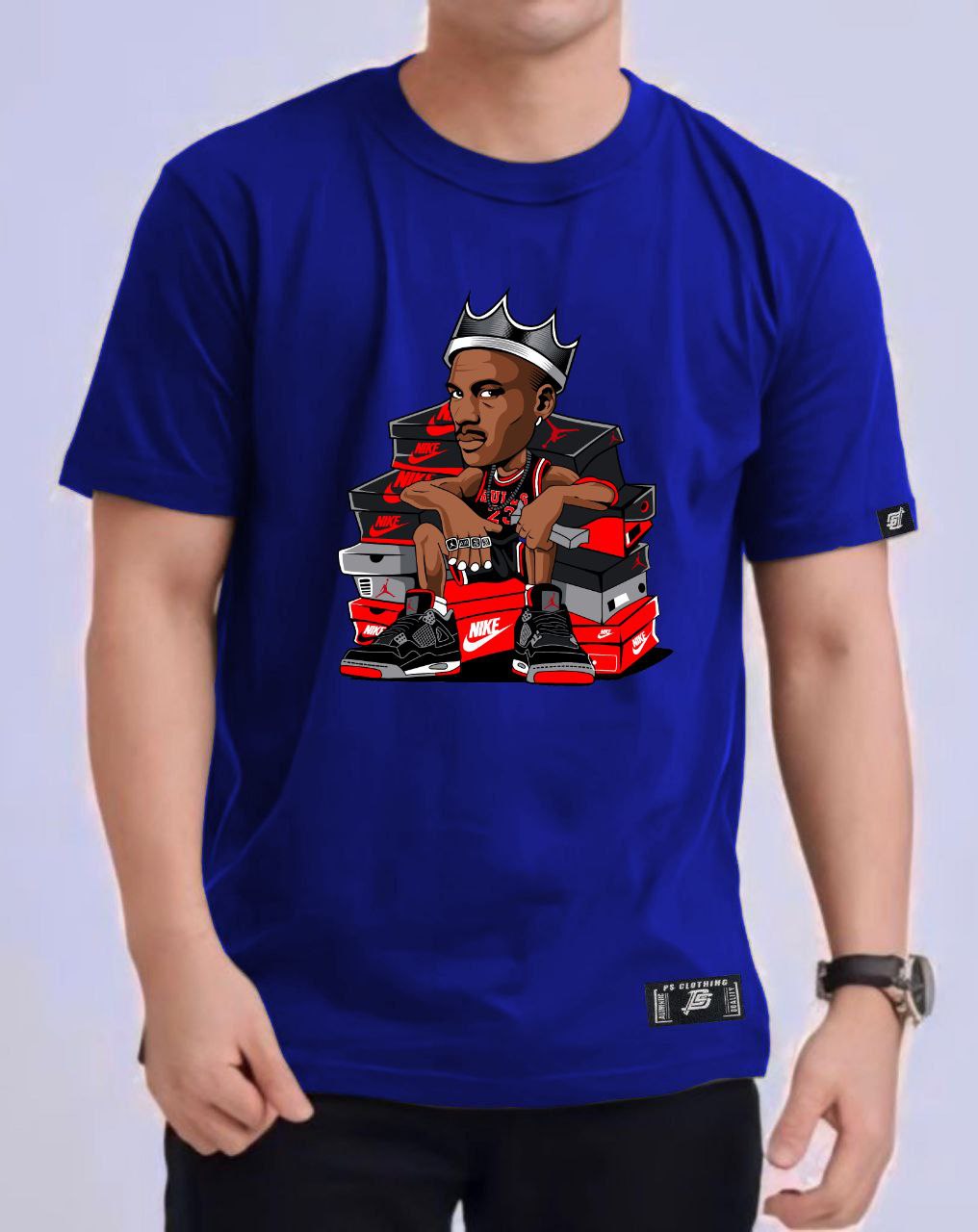 NBA ANIME "MICHAEL JORDAN" ROUND NECK REGULAR FIT PREMIUM DESIGN