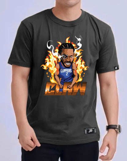 NBA ANIME "KAWHI LEONARD" ROUND NECK REGULAR FIT PREMIUM DESIGN