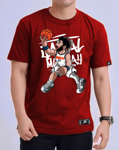 NBA ANIME "JAMAL MURRAY" ROUND NECK REGULAR FIT PREMIUM DESIGN