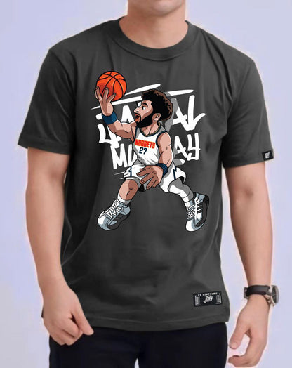 NBA ANIME "JAMAL MURRAY" ROUND NECK REGULAR FIT PREMIUM DESIGN