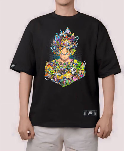 DRAGON BALL Z ''SON GOKU ALL CHARACTER'' OVERSIZE PREMIUM SHIRT