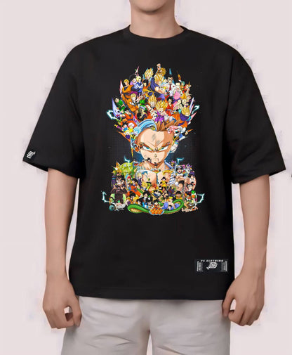 DRAGON BALL Z ''TRUNKS ALL CHARACTER'' OVERSIZE PREMIUM SHIRT