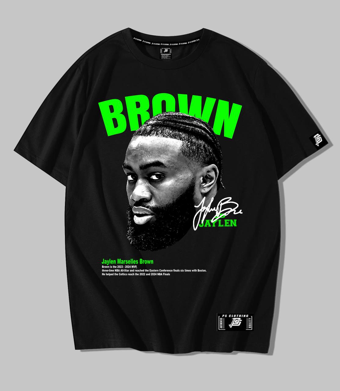 NBA HEADS "JAYLEN BROWN" VERSION 2 OVERSIZE PREMIUM SHIRT