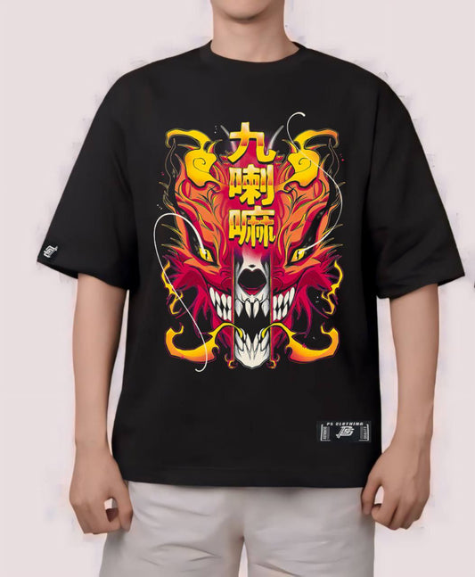 NARUTO SHIPPUDEN ''KURAMA'' OVERSIZE PREMIUM SHIRT