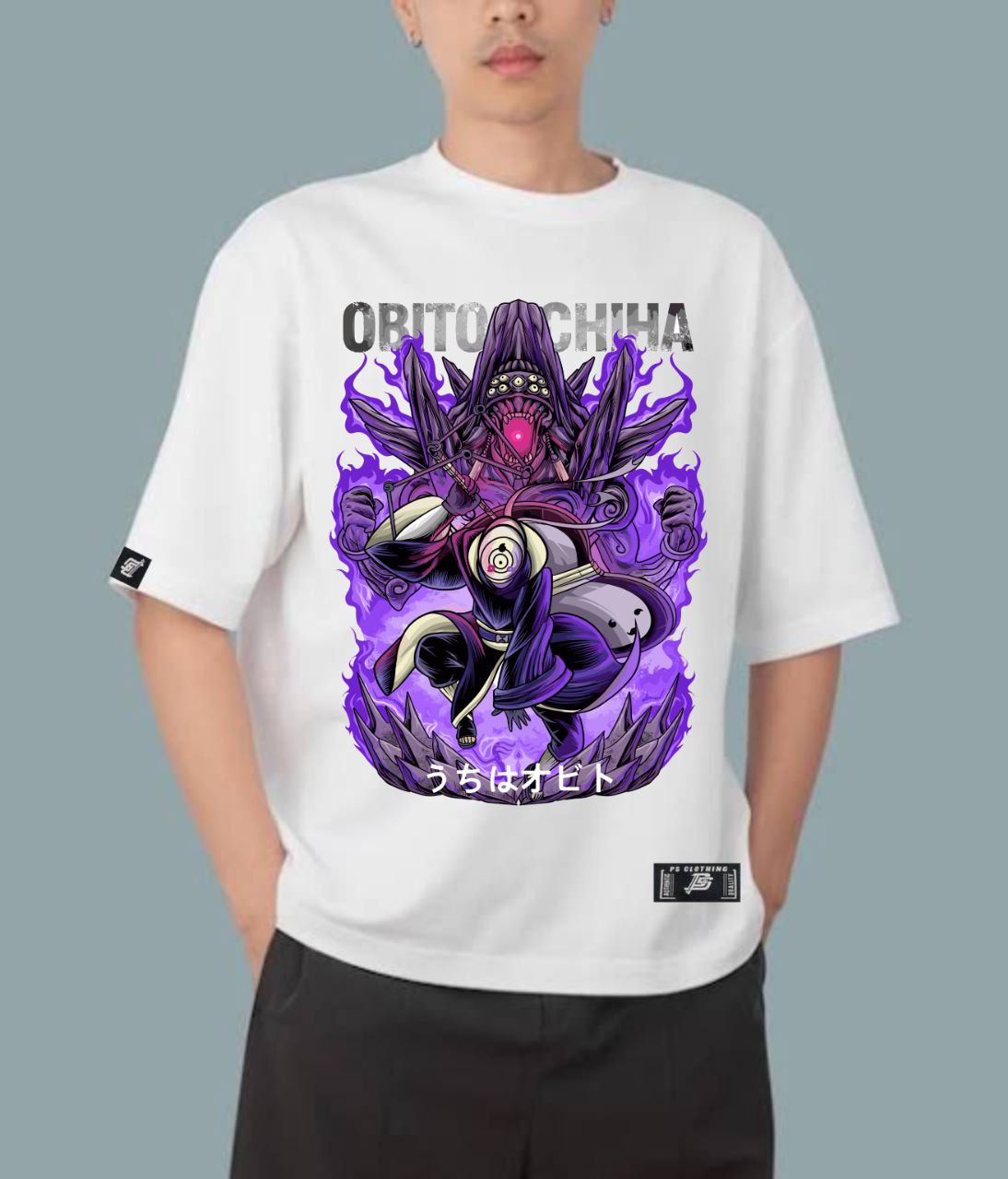 NARUTO SHIPPUDEN ''OBITO UCHIHA'' OVERSIZE PREMIUM SHIRT