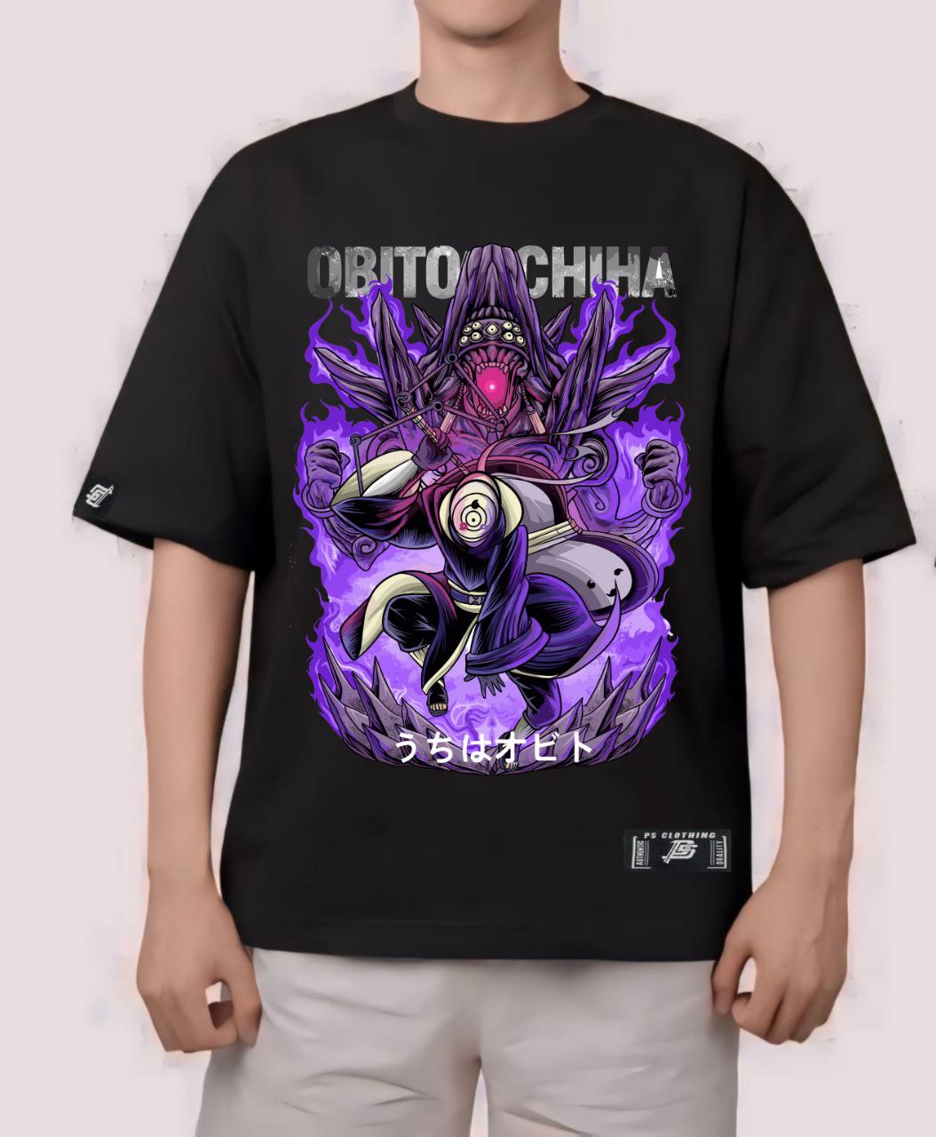 NARUTO SHIPPUDEN ''OBITO UCHIHA'' OVERSIZE PREMIUM SHIRT