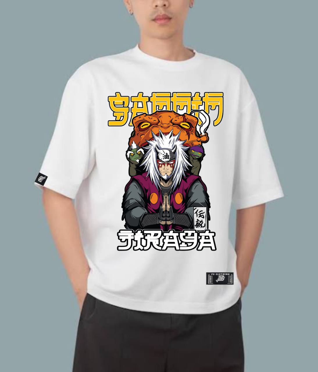 NARUTO SHIPPUDEN ''JIRAIYA'' OVERSIZE PREMIUM SHIRT