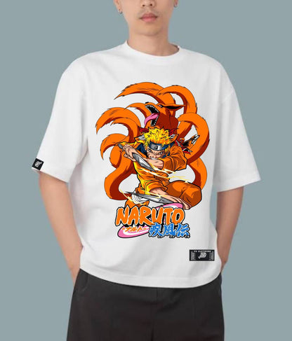 NARUTO SHIPPUDEN "KURAMA X NARUTO" OVERSIZE PREMIUM SHIRT