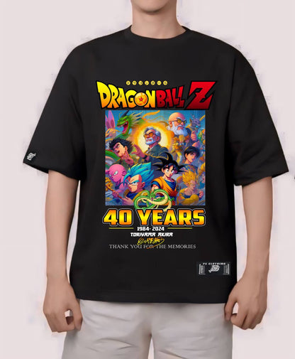 DRAGON BALL Z "40 YEARS" OVERSIZE PREMIUM SHIRT