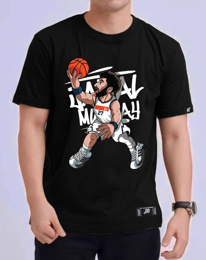 NBA ANIME "JAMAL MURRAY" ROUND NECK REGULAR FIT PREMIUM DESIGN