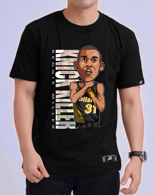 NBA ANIME "REGGIE MILLER" ROUND NECK REGULAR FIT PREMIUM DESIGN