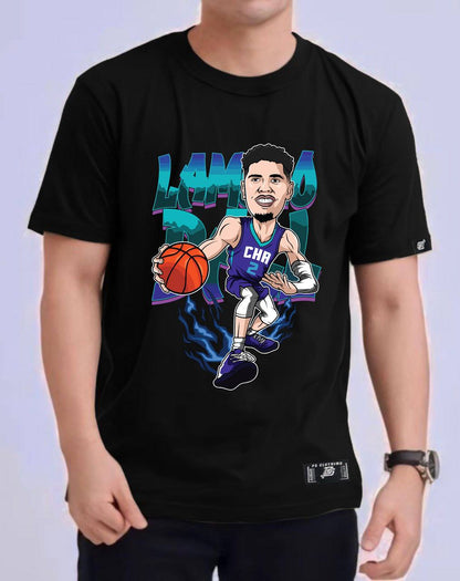 NBA ANIME "LAMELO BALL" ROUND NECK REGULAR FIT PREMIUM DESIGN