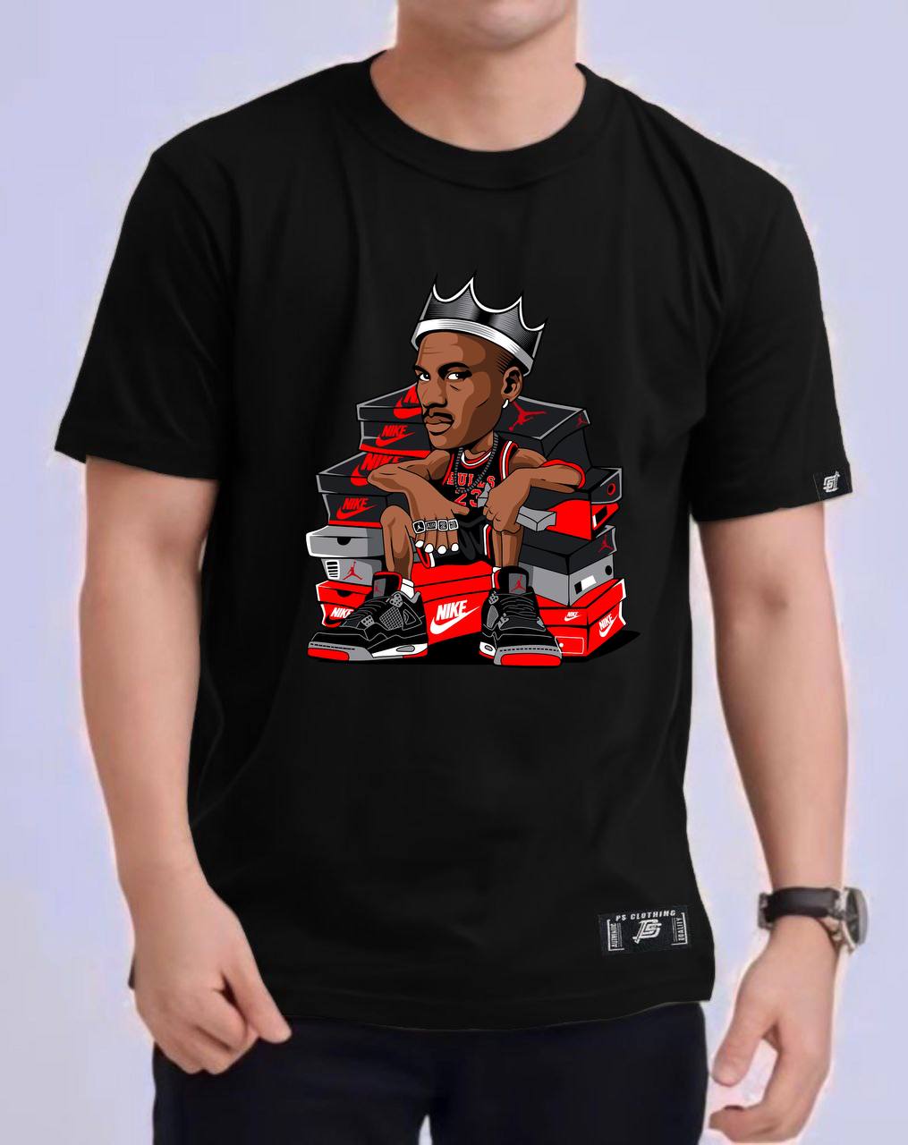 NBA ANIME "MICHAEL JORDAN" ROUND NECK REGULAR FIT PREMIUM DESIGN