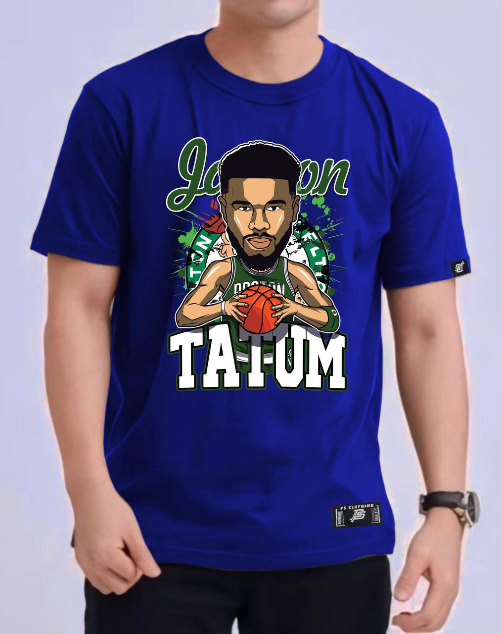 NBA ANIME "JASON TATUM" ROUND NECK REGULAR FIT PREMIUM DESIGN