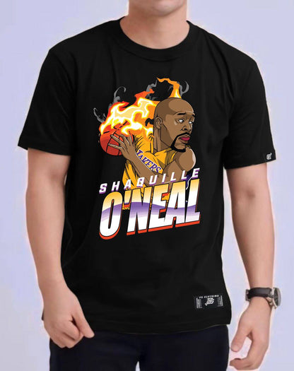 NBA ANIME "SHAQUILLE O'NEAL" ROUND NECK REGULAR FIT PREMIUM DESIGN