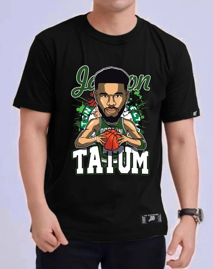 NBA ANIME "JASON TATUM" ROUND NECK REGULAR FIT PREMIUM DESIGN