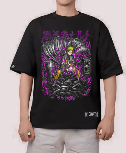 NARUTO SHIPPUDEN "PURPLE RASENGAN" OVERSIZE PREMIUM SHIRT