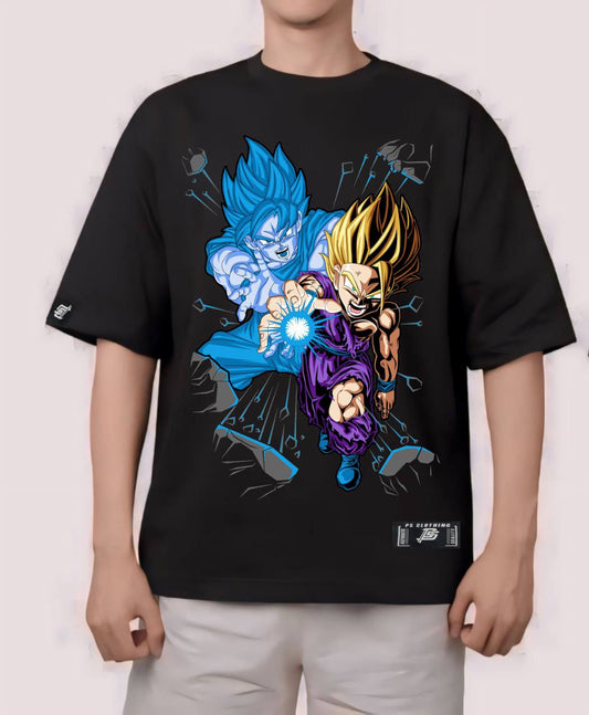 DRAGON BALL Z "GOHAN AND GOKU" OVERSIZE PREMIUM SHIRT