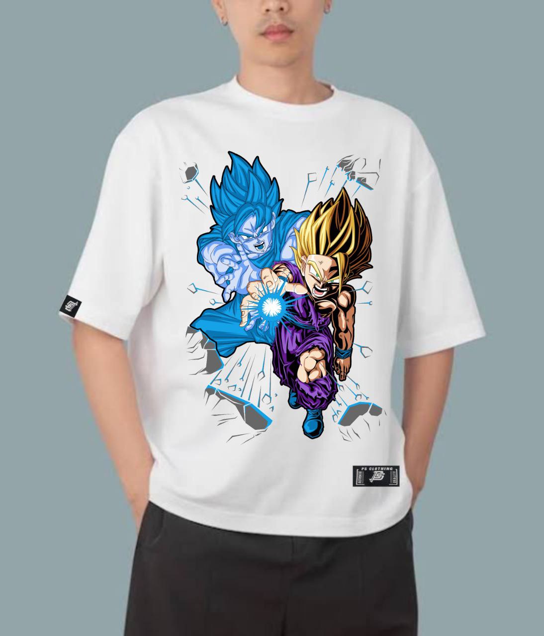 DRAGON BALL Z "GOHAN AND GOKU" OVERSIZE PREMIUM SHIRT