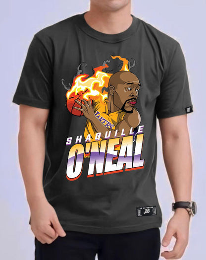 NBA ANIME "SHAQUILLE O'NEAL" ROUND NECK REGULAR FIT PREMIUM DESIGN