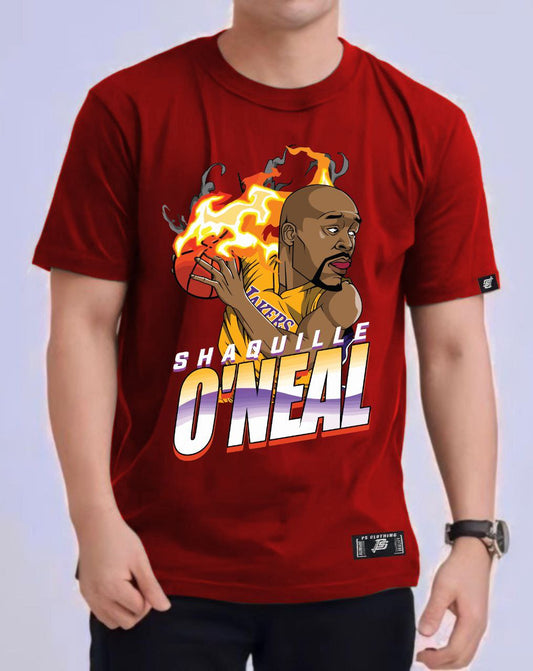 NBA ANIME "SHAQUILLE O'NEAL" ROUND NECK REGULAR FIT PREMIUM DESIGN