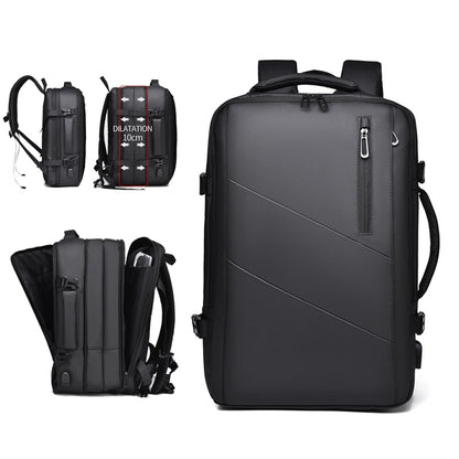 16 inch Laptop Backpacks USB charging Travel bag Men Scalable Outdoor Waterproof Luggage Bagpack