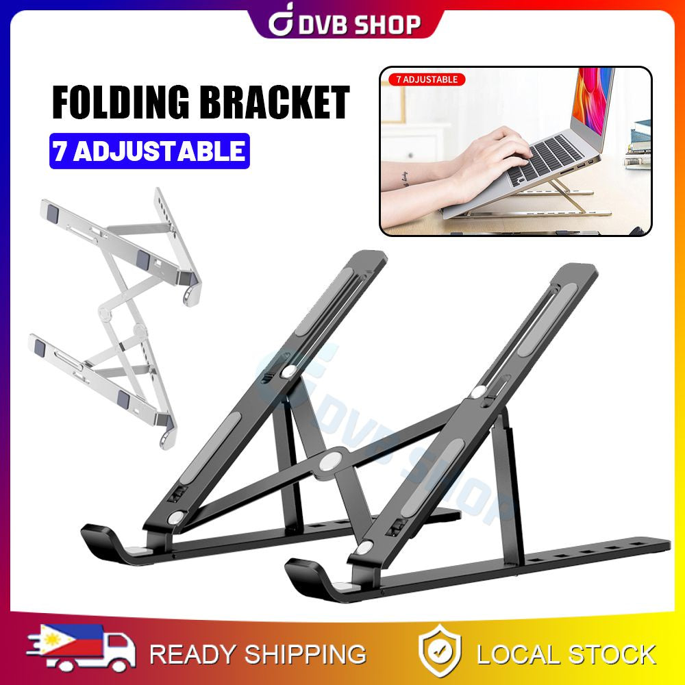 Laptop Stand With Phone Holder Laptop Holder Foldable Portable Support Stand Desktop Office 16inch