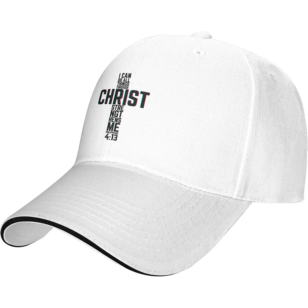 I Can Do All Things Through Christ Cap Christian Hats God Jesus Lord